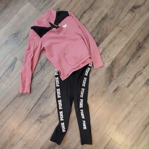 PINK Victoria Secret Leggings and Pullover